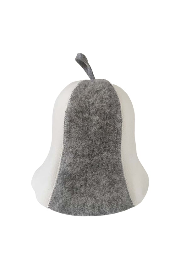Sauna Hat Bath Cap For Hair Care And Dry Casual Style Thermal Bathroom Hat Light Gray,One Size