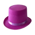 thumbnail image 1 of MIASHUI Stylish Top Hat for Stage Performances Party Events and Casual Accessories Hot Pink,L, 1 of 3