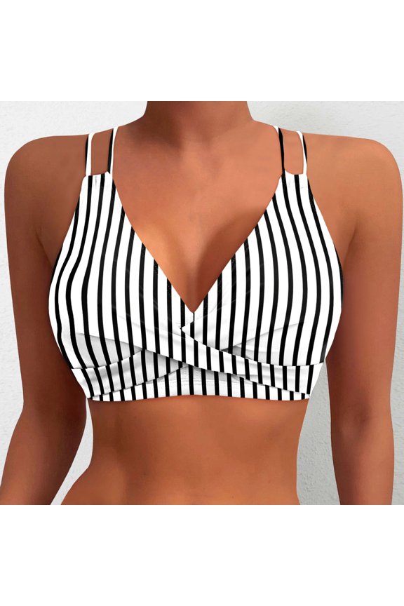 Team Performance Suspender Fringed Bikini Bra Set For Dance And Show Black,S