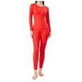thumbnail image 1 of MIASHUI Thermal Underwear&nbsp;Set Cashmere Silk Blend秋衣秋裤Womens Set Base Layer For Winter Warm Underwear Red,M, 1 of 4