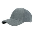 thumbnail image 1 of MIASHUI Unisex Corduroy Cap Fall and Winter Low Profile Hat Casual Daily Wear Grey, 1 of 2