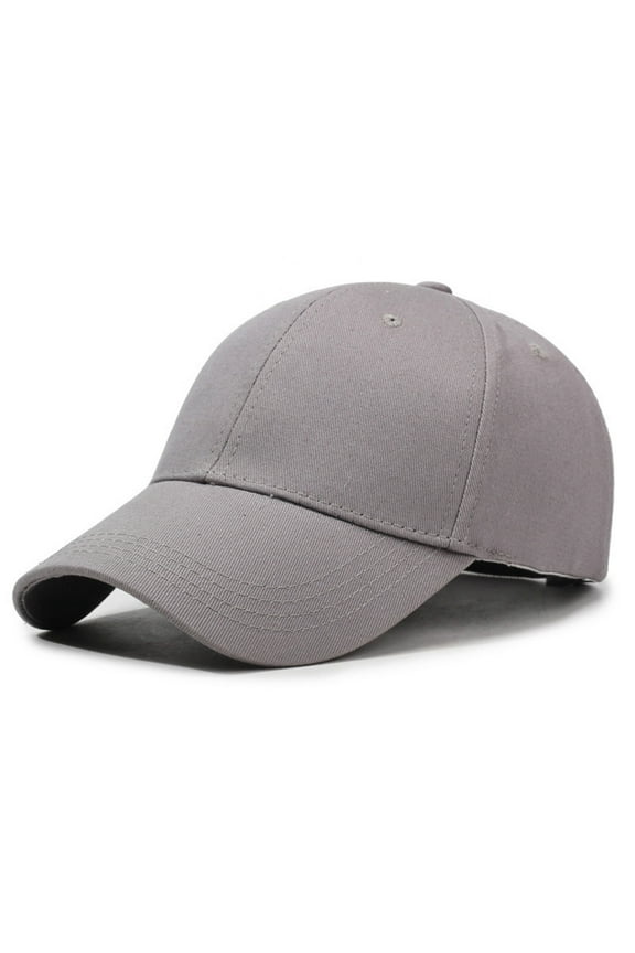 Unisex Satin Lined Baseball Cap with Sport Strapback Design for Versatile Wear Grey,L