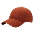 thumbnail image 1 of MIASHUI Unisex Solid Color Baseball Cap for Sports and Casual Wear, Adjustable Fit for Comfort, Fashionable for Daily Use and Outdoor Activities Orange, 1 of 3