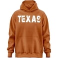 thumbnail image 1 of MIASHUI Unisex Texas State Print Pullover Hoodie Game Day Fan Gear Long Sleeve Comfortable Couples Sweatshirt Orange,M, 1 of 2