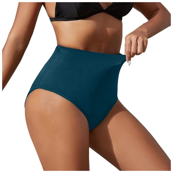 MIASHUI Women Menstrual Swim Bottoms Beige Skirt For Women Absorbent Period Swimsuit Comfortable Swim Briefs For Beach And Pool Navy,XL