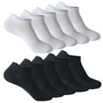 thumbnail image 1 of MIASHUI Women's 10-Pack Low Cut Sports Socks Breathable Lightweight Socks for Women No-Show Athletic Socks Silver, 1 of 2