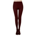 thumbnail image 1 of MIASHUI Women's Casual Solid Color Patchwork Slim Lined Footed Leggings&nbsp;Comfy Pant&nbsp;For Winter Warmth Tights ,S, 1 of 4