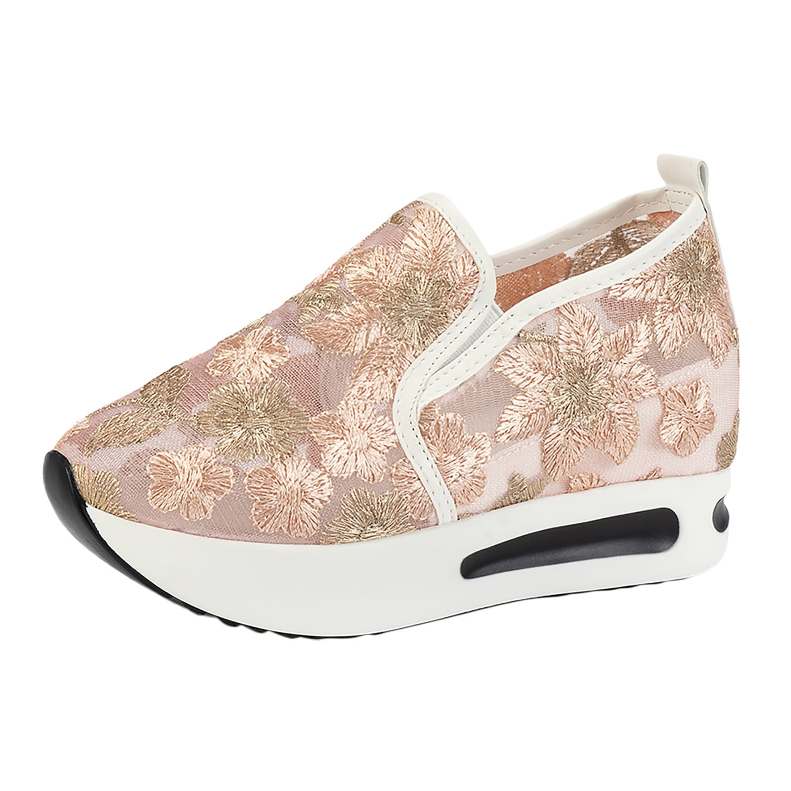 MIASHUI Women's Flats Shoes Slip On Travel Soft Sole Shoes Outdoor