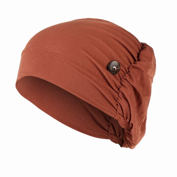 MIASHUI Women's Hat with Button Detail for Casual and Fashion Wear, Adjustable Fit for Comfort, Suitable for Everyday Use and Outdoor Activities Red