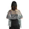thumbnail image 1 of MIASHUI Women's Lightweight Evening Shawl, Pure Color Party Scarf, Elegant Scarf for Wedding Receptions, Soft Scarf for Special Occasions T, 1 of 1