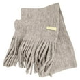 thumbnail image 1 of MIASHUI Women's Solid Color Include Wool Knit Yarn Fringe Warm Long Scarf, Scarf for Women, Winter Scarf for Cold Weather GY1, 1 of 3
