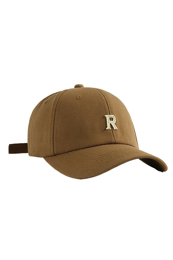 Women's Summer Korean Style Baseball Cap Sun Hat Breathable Adjustable Visor Cap for Outdoor Fashion Brown