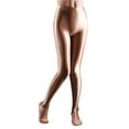 thumbnail image 1 of MIASHUI Women's Ultra Thin Shiny Gloss Gusset Footed Tights Leggings Dance Yoga Pants Plus Size&nbsp;Comfy Pant&nbsp;For Wear Coffee,L, 1 of 4