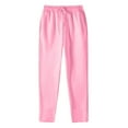 thumbnail image 1 of MIASHUI Women's Winter Brushed Sweatpants Straight Leg Wide Joggers Casual Comfort Lounge Athletic Pant Pink,L, 1 of 3