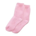 thumbnail image 1 of MIASHUI Women's Wool Blend Mid-Crew Socks Thermal Winter Socks for Women Cozy Loop Socks for Cold Weather Pink, 1 of 7