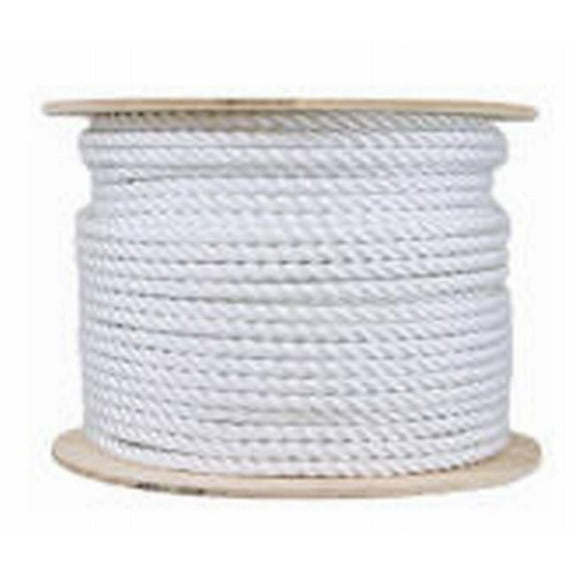 MIBRO Group 234859 0.37 in. x 300 ft. Natural Color Twisted Cotton Rope Reel