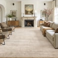 thumbnail image 1 of MICGEEK 10x14 Washable Area Rugs for Living Room, Modern Abstract Printed Rug, Vacuum-Friendly, Non Slip Indoor Rug for Bedroom Dining Room Home Decor Carpet, Beige, 1 of 6