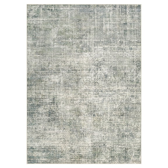MICGEEK 2X3 Washable Area Rugs for Living Room, Modern Abstract Printed Rug, Vacuum-Friendly, Non Slip Indoor Rug for Bedroom Dining Room Home Decor Carpet, Green