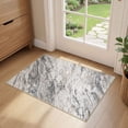 thumbnail image 1 of MICGEEK 2x3 Washable Area Rugs for Entryway, Modern Abstract Non Slip Carpet, Low Pile Indoor Rug for Bathroom Home Decor Carpets, Gray/Brown, 1 of 8
