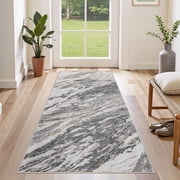 MICGEEK 2x6 Runner Rug, Washable Non-Slip Indoor Runner Rug for Kitchen Halfway Laundry Bedroom Living Room Carpet Area Rug, 2x6 ft Abstract Low Pile Kitchen Ru