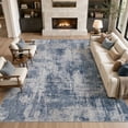 thumbnail image 1 of MICGEEK 8'x10' Abstract Area Rugs for Living Room, Stain Resistant Washable Rugs with Non-Slip Backing, Modern Carpet for Bedroom Dining Room Office Throw Rugs, Dark Blue, 1 of 10