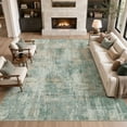 thumbnail image 1 of MICGEEK 9'x12' Abstract Area Rugs for Living Room, Stain Resistant Washable Rugs with Non-Slip Backing, Modern Carpet for Bedroom Dining Room Office Throw Rugs, Green, 1 of 10