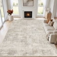 thumbnail image 1 of MICGEEK 9x12 Washable Area Rugs for Living Room, Modern Abstract Printed Rug, Vacuum-Friendly, Non Slip Indoor Rug for Bedroom Dining Room Home Decor Carpet,Beige, 1 of 9