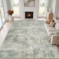 thumbnail image 1 of MICGEEK 9x12 Washable Area Rugs for Living Room, Modern Abstract Printed Rug, Vacuum-Friendly, Non Slip Indoor Rug for Bedroom Dining Room Home Decor Carpet,Green, 1 of 9