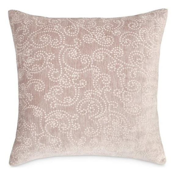 MICHAEL AMINI Moonbeam Darling 19x19" Chenille Accent Pillow in Natural Set of 2