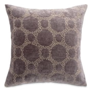 مايكل أميني Moonbeam Heritage 19x19 مجموعة من 2 وسادة شينيل مميزة باللون الفحمي