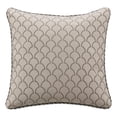 thumbnail image 1 of MICHAEL AMINI Paragon 20x20" Square Fabric Pillow in Taupe/Silver Set of 2, 1 of 5