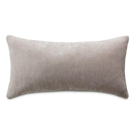 MICHAEL AMINI The Smith 13x24" Chenille Accent Pillow in Smoke Gray in Set of 2