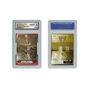 1998 Michael Jordan 1986 Fleer Rookie Design 23KT Gold Card R/W/B Border Graded Gem Mint 10