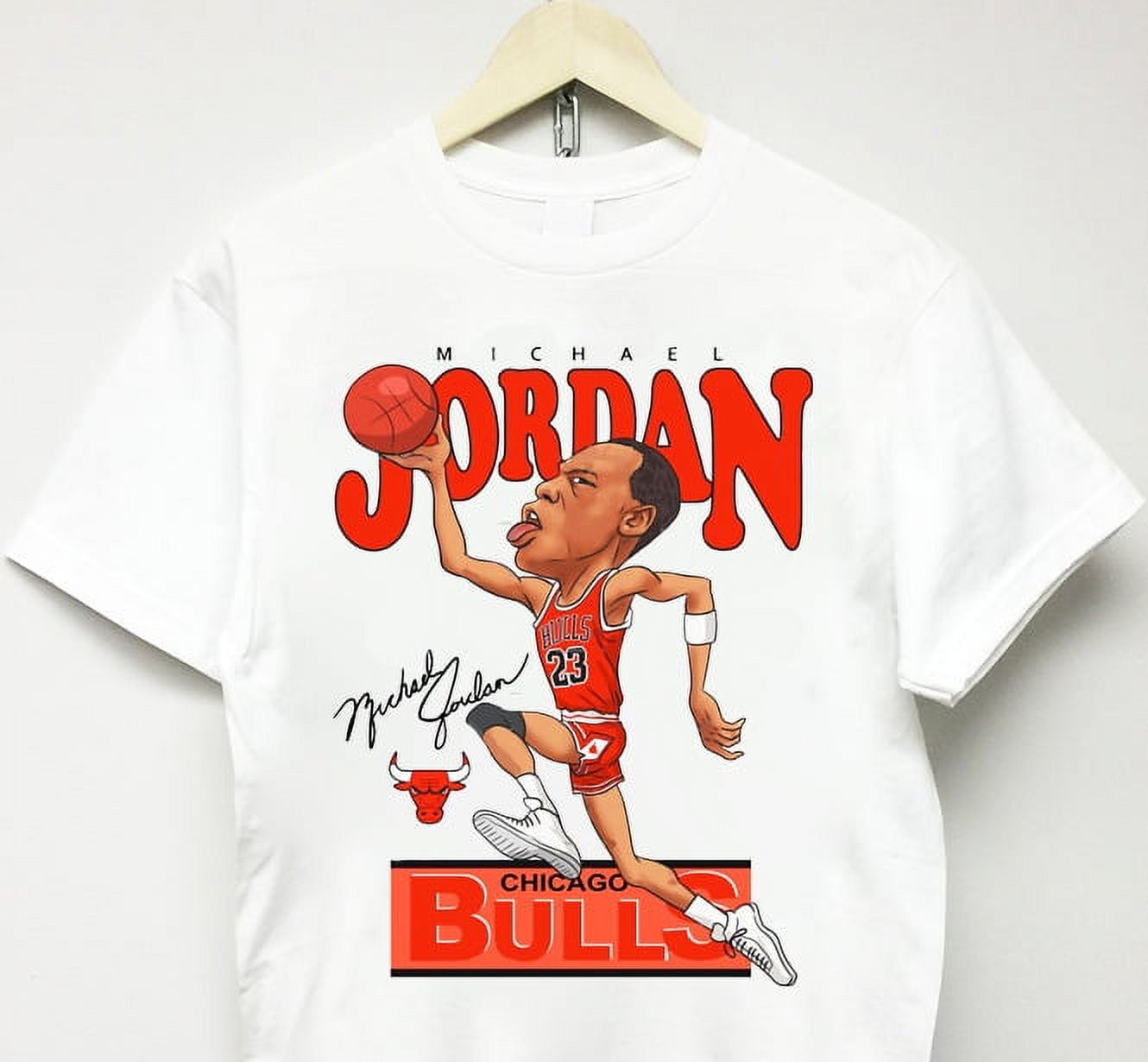 MICHAEL JORDAN TSHIRT vtg rap vlone 90s dennis rodman bulls kanye west