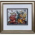 thumbnail image 1 of MICHAEL KACHAN "Having Fun" Custom Framed New Israeli Art, Dance, Music Generic, 1 of 3
