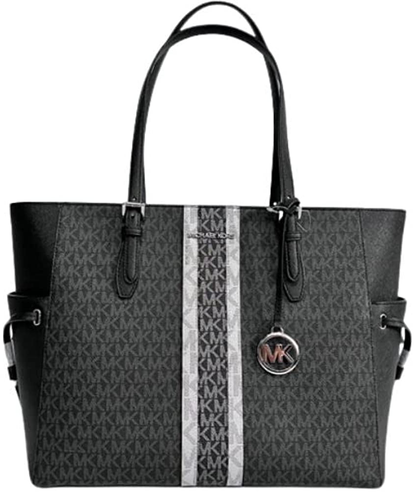 MICHAEL KORS 35F2G2GT7B Gilly Large Color-Block Logo and Leather Tote Bag  In LUGG MULTI 