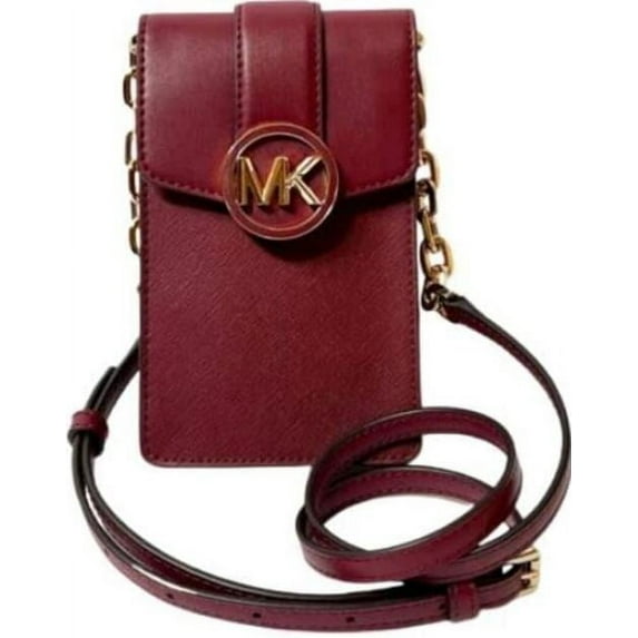 MICHAEL KORS 35T2GNMC5L Carmen Small Logo Smartphone Crossbody Bag Mulberry