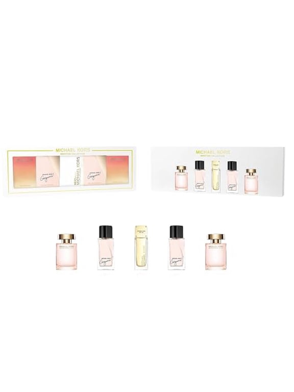 Miniature Collection by Michael Kors for Unisex - 5 Pc Mini Gift Set 2 x 0.17oz Wonderlust EDP Splash (Mini), 2 x 0.17oz Gorgeous EDP Splash (Mini), 0.14oz Sexy Amber EDP Splash (Mini)