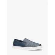 MICHAEL KORS Cal Logo and Leather Slip-On Sneaker