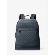 MICHAEL KORS Cooper Medium Signature Logo Backpack-Admiral Blue