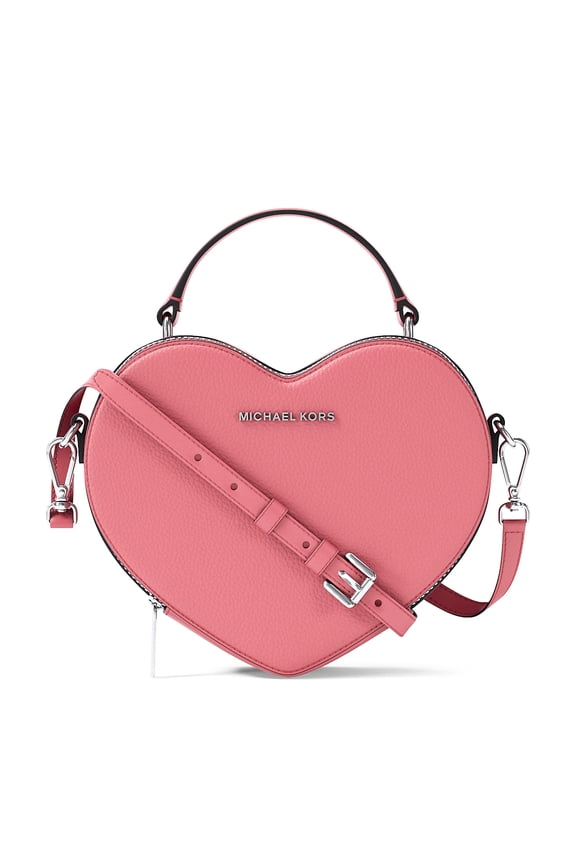 Women’s Jet Set Extra Small Heart Crossbody Bag (Hibiscus)