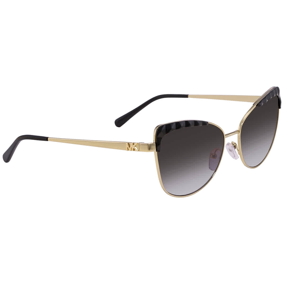 MICHAEL KORS MK1084 10148G Cat Eye Lt Gold Dk Grey Grad 56 