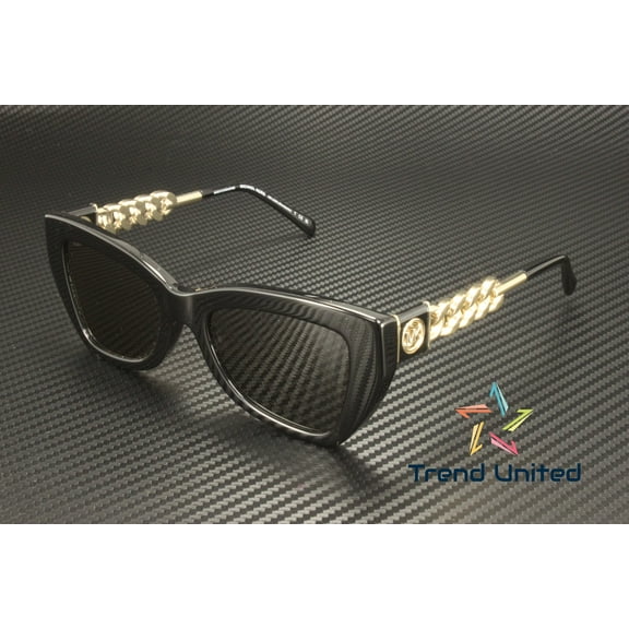 MICHAEL KORS MK2205 300587 Montecito Black Dk Grey Solid 52 m Women's Sunglasses