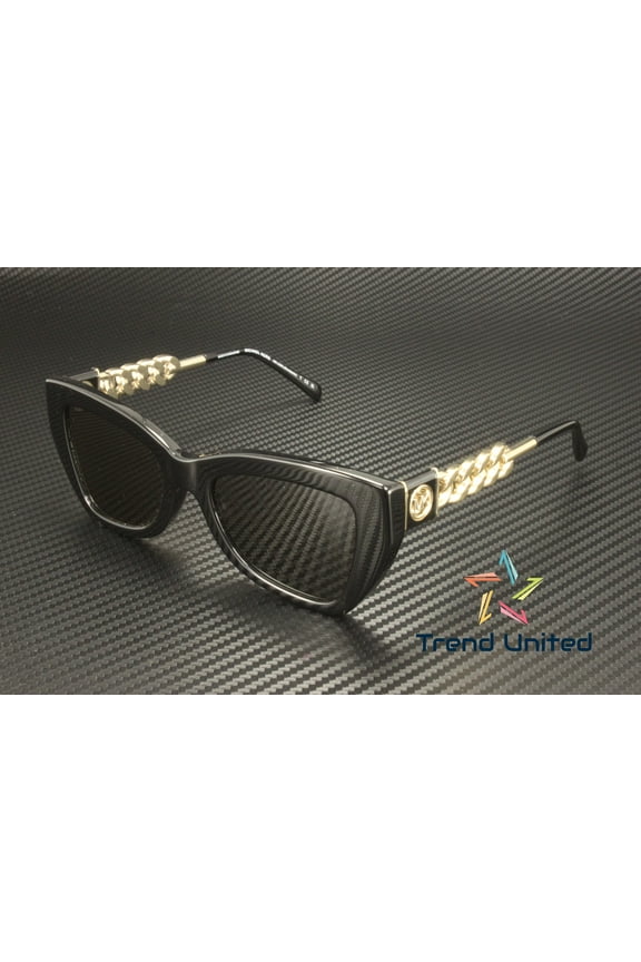 MK2205 300587 Montecito Black Dk Grey Solid 52 m Women's Sunglasses