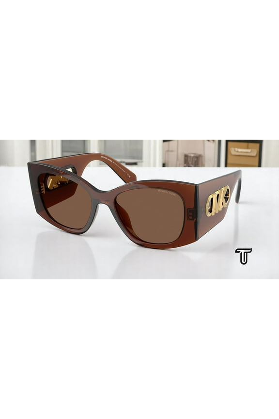 MK2244U 402173 Costa Blanca Brown Trans Brown 53 Women's Sunglasses