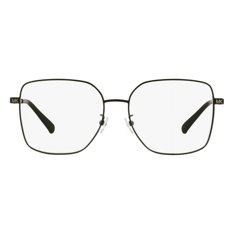 MICHAEL KORS MK3056 NAXOS 1004 Matte Black Square Eyeglasses 55mm