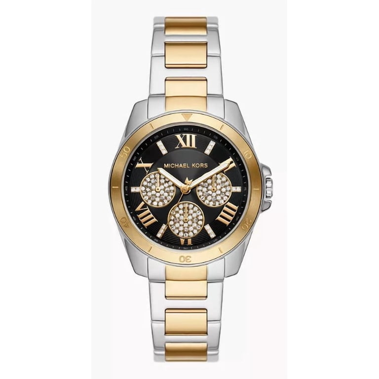 MICHAEL KORS MK7265 BLACK DIAL SILVER/GOLD STAINLESS  display picture 3