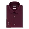 thumbnail image 1 of MICHAEL KORS Mens Burgundy Patterned Collared Dress Shirt L 16.5- 34/35, 1 of 2