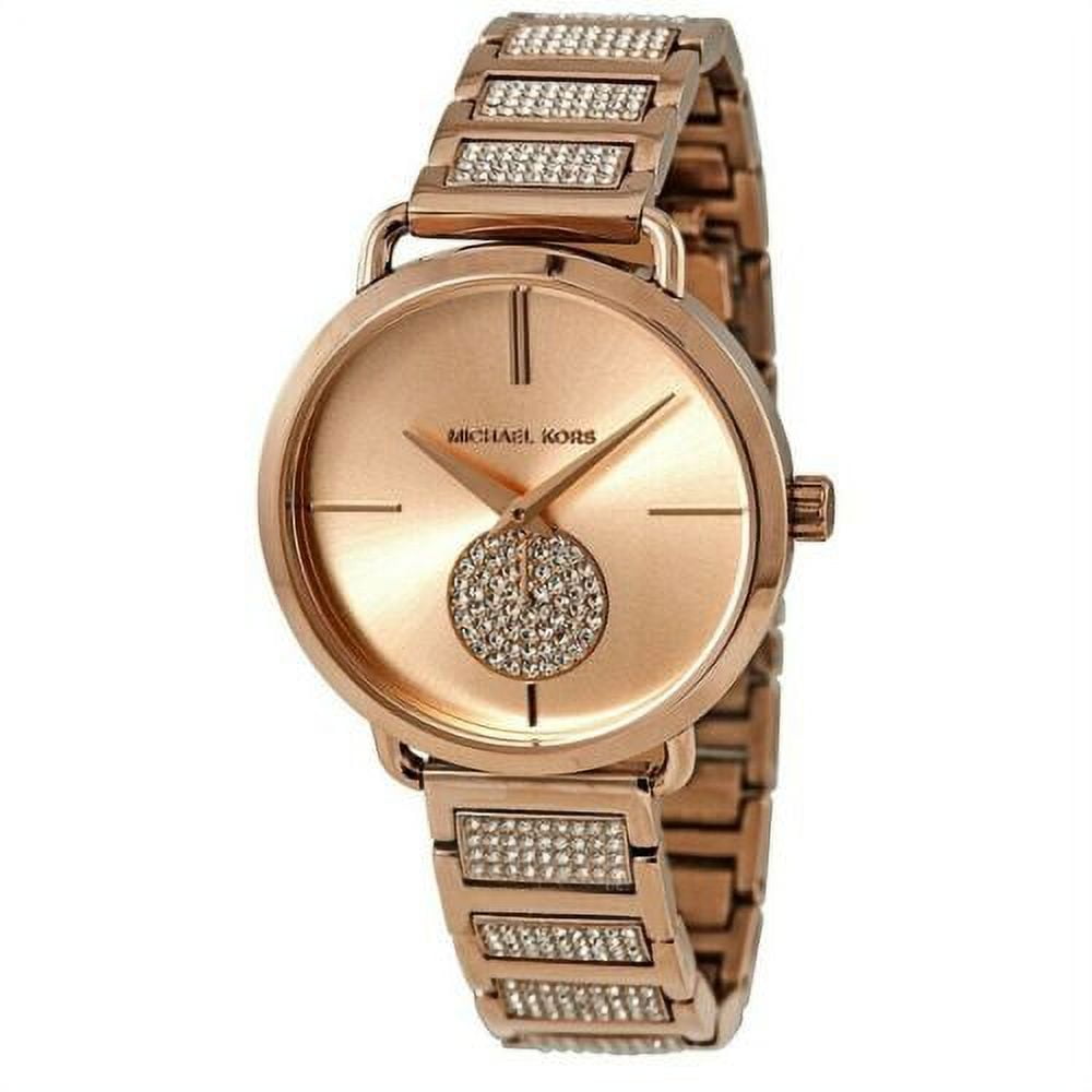 Michael kors rose hotsell gold portia watch