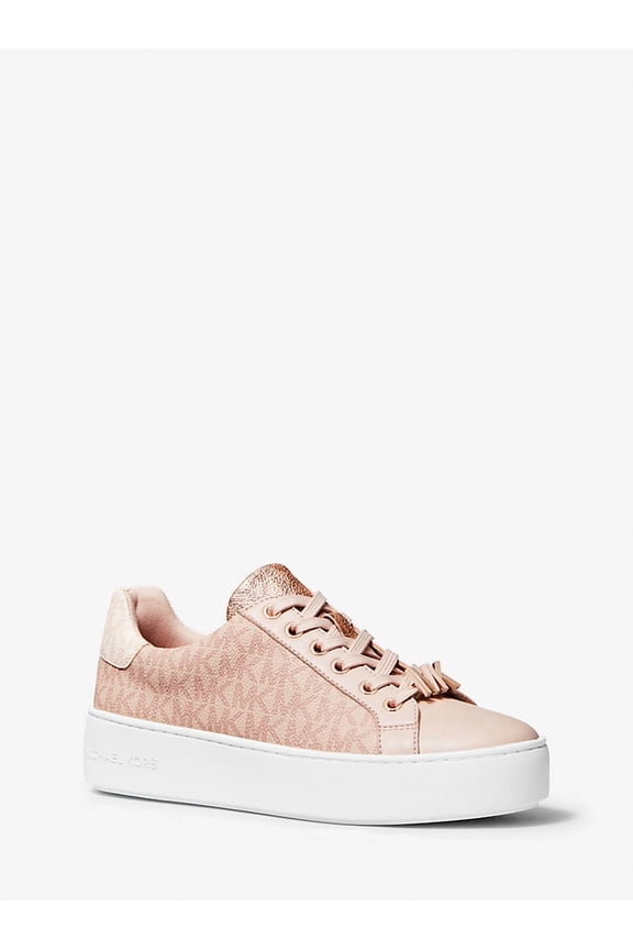 Poppy Color-Block Logo Sneaker